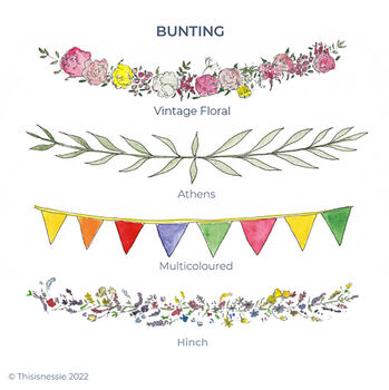 Personalised Welly Boot Family Tea Towel, 3 of 11