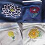 Birthday Flower Cosy Bamboo Pyjamas Gift, thumbnail 3 of 9