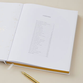My Pregnancy Journal Pearl With Gilded Edges, 10 of 12