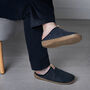 Snugtoes Wool Felt Slippers Mule Style For Men, thumbnail 1 of 5