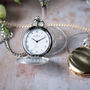 Personalised Stag Quartz Full Hunter Pocket Watch, thumbnail 5 of 5