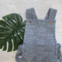 'Daddy Is The Best' Print Baby Bubble Romper, thumbnail 5 of 7