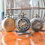 Bronze Engraved Pocket Watch With Antique Design, thumbnail 1 of 5