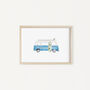 Surf Van Art Print, thumbnail 2 of 4