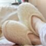 Milk Merino Wool Slippers, thumbnail 8 of 8