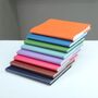 Personalised Monogram Leather Notebook, thumbnail 4 of 8